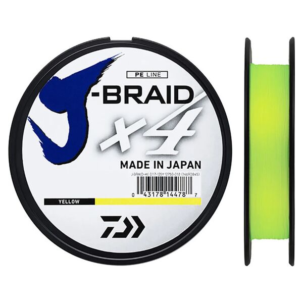 

Шнур Daiwa J-Braid X4 135m 0,07mm 2,6kg 6lb yellow (12740-007)