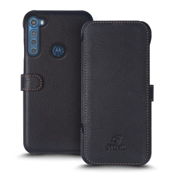 

Чехол книжка Stenk Premium для Motorola One Fusion Plus Чёрный