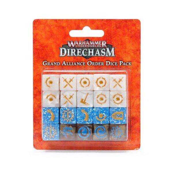 

Настольная игра Games Workshop Warhammer Underworlds: Grand Alliance Order Dice Pack (99220799009)