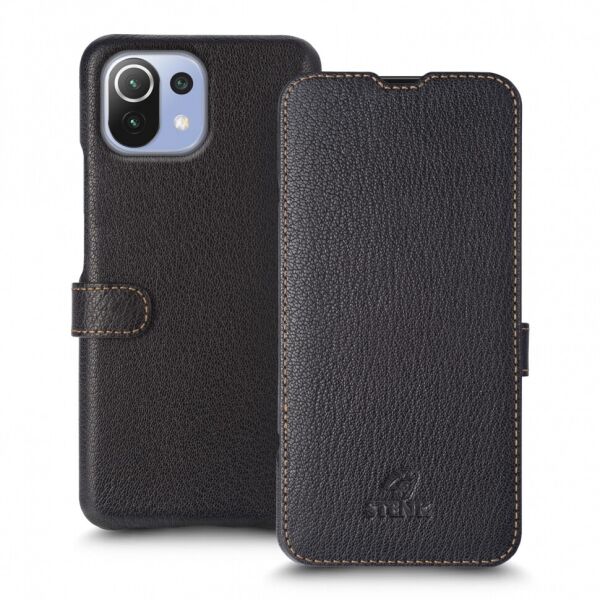 

Чехол книжка Stenk Premium для Xiaomi Mi 11 Lite Чёрный