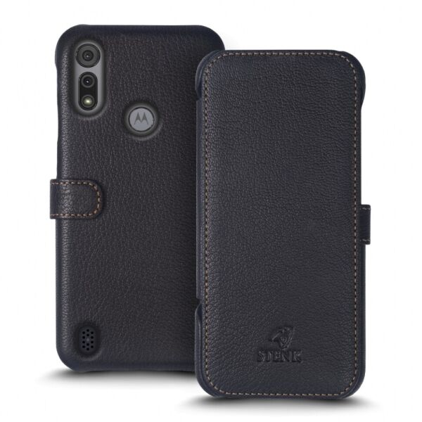 

Чехол книжка Stenk Premium для Motorola Moto E6s Чёрный