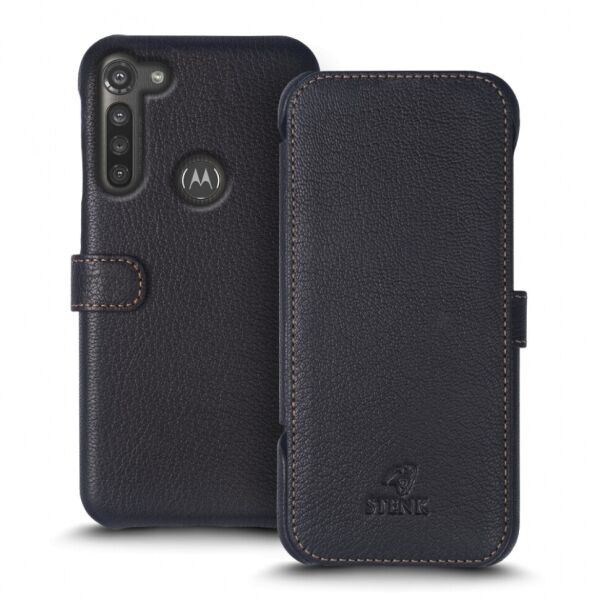 

Чехол книжка Stenk Premium для Motorola Moto G8 Чёрный