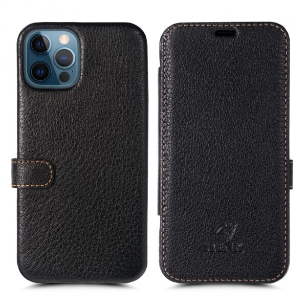 

Чехол книжка Stenk Premium для Apple iPhone 12 Pro Чёрный