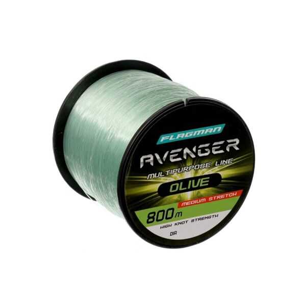 

Леска Flagman Avenger Olive Line 800м 0.35мм (FL04000035)