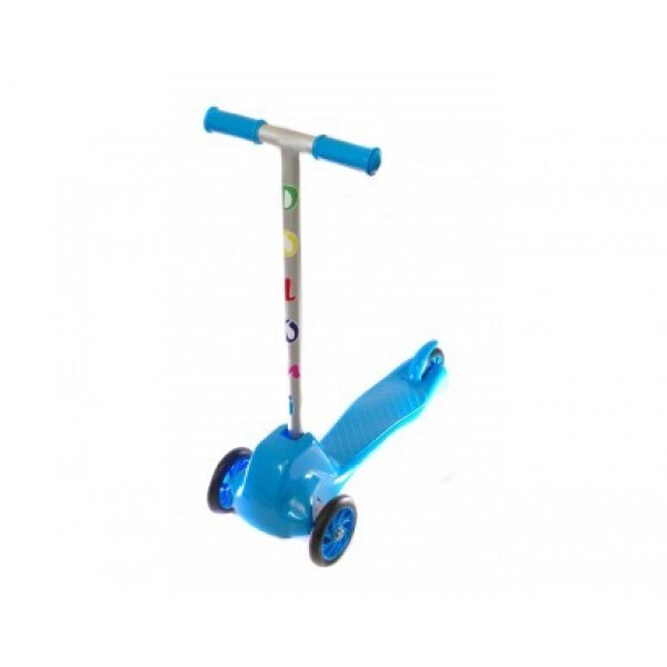 

Детский трехколесный самокат DOLONI TOYS Scooter голубой складной