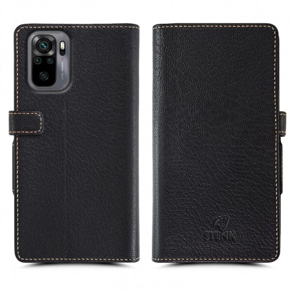 

Чехол книжка Stenk Wallet для Xiaomi Redmi Note 10 Черный