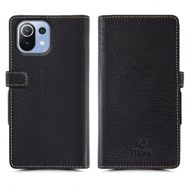 

Чехол книжка Stenk Wallet для Xiaomi Mi 11 Lite Черный