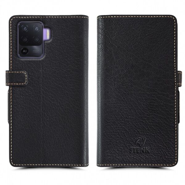 

Чехол книжка Stenk Wallet для OPPO Reno5 Lite Черный
