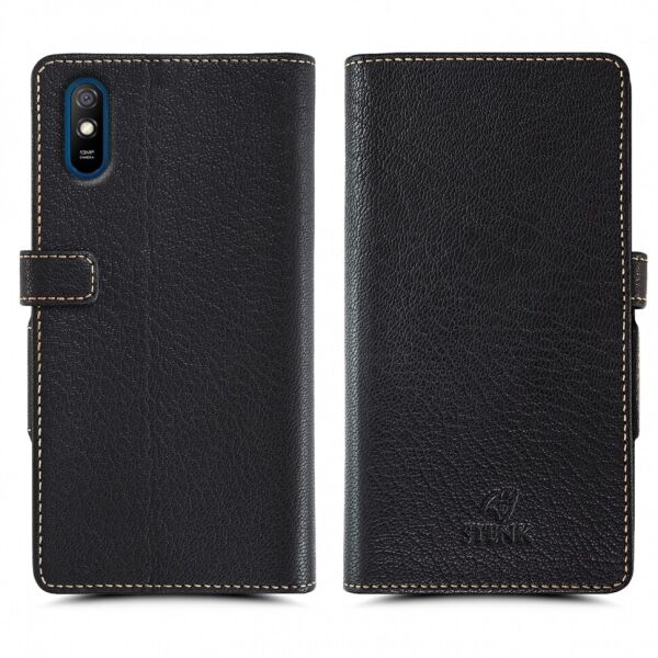 

Чехол книжка Stenk Wallet для Xiaomi Redmi 9A Черный