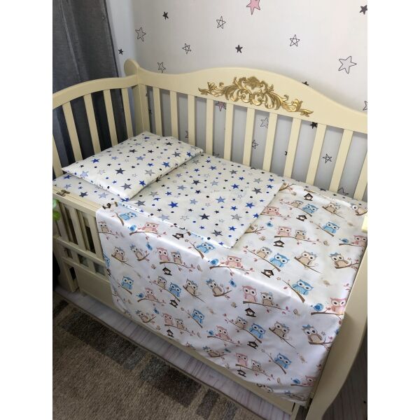 

Сменный комплект постельного белья Baby Comfort совушки
