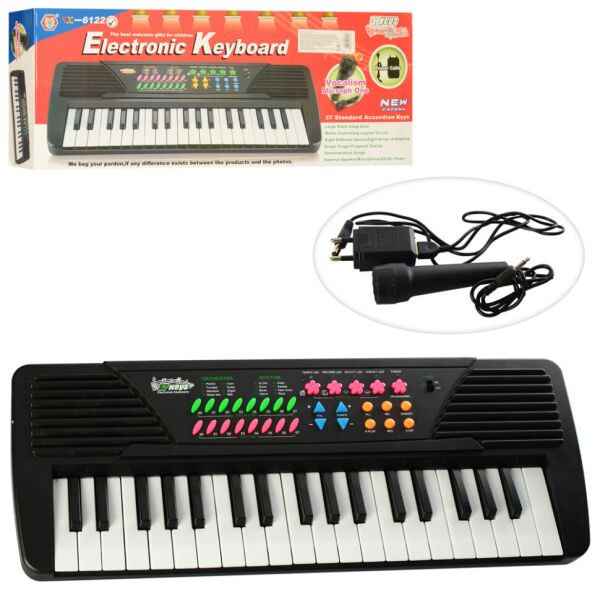 

Детский Синтезатор Metr+ TX-6122 37 клавиши микрофон 52х21х8 см