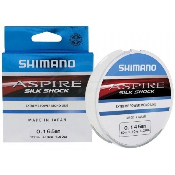

Леска Shimano Aspire Silk Shock 50m 0.10mm 1.2kg, Белый, 0.10, 2.6, 1.2