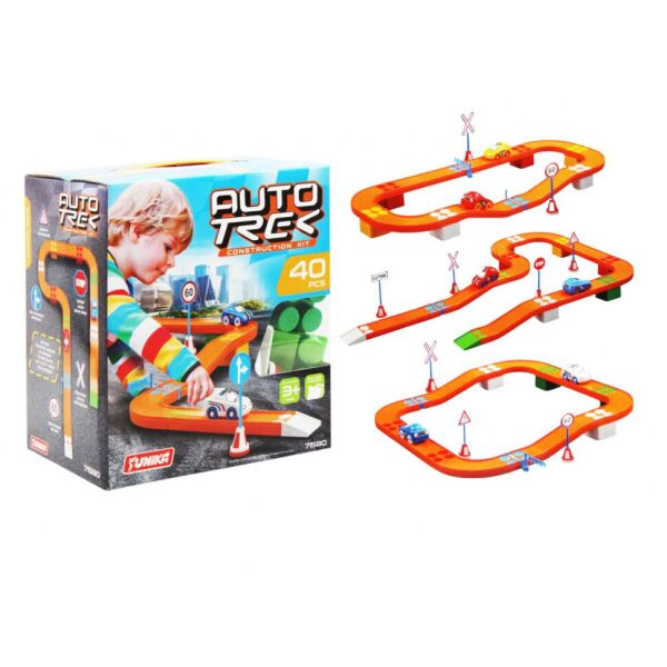 

Детский игровой конструктор ЮНИКА AUTOTREK Гонки для мальчика 40 деталей