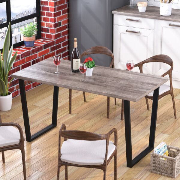

Стол обеденный Трапеция Loft Design Дуб Палена