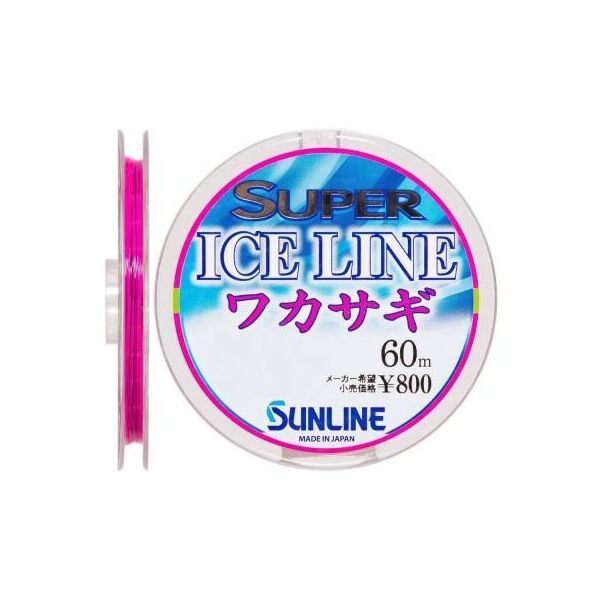 

Леска Sunline Super Ice Line Wakasagi 60m 0.074мм 0,36кг/1lb