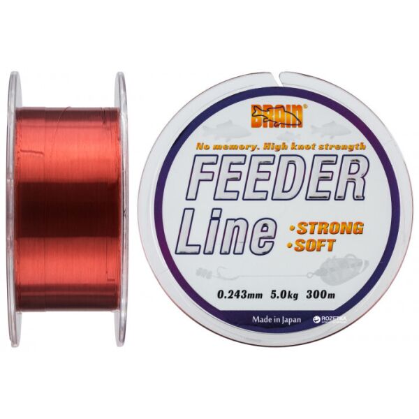 

Леска Brain Feeder 300 m 0,185 mm #1.2, 2.9 kg, 6.4 lb (1858-70-01)