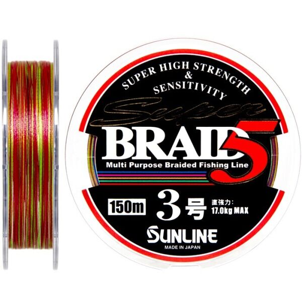 

1658-05-60Шнур Sunline Super Braid 5 150m #3.0/0.27мм 17кг 37lb