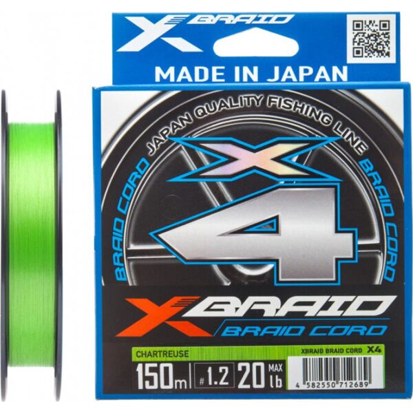 

Шнур YGK X-Braid Braid Cord X4 #0.4 150m (5545-03-57)