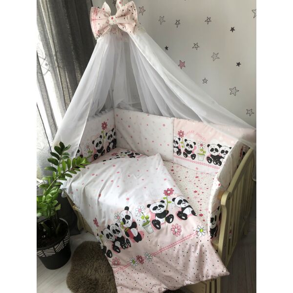 

Комплект постельного белья Baby Comfort Соня Панда 8 элементов