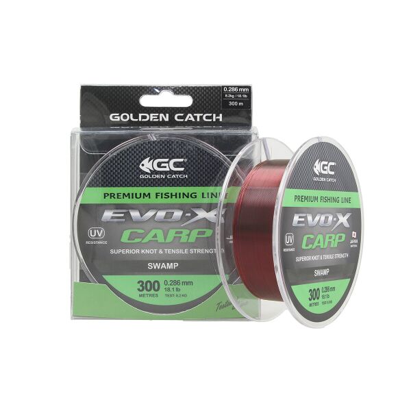 

Леска GC Evo-X Carp SWP 300м/0.286мм 8.2кг/18.1lb