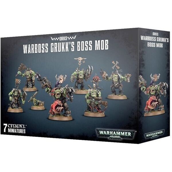 

Настольная игра Games Workshop Orks Warboss Grukk's Boss Mob Warhammer 40000 (99120103058)