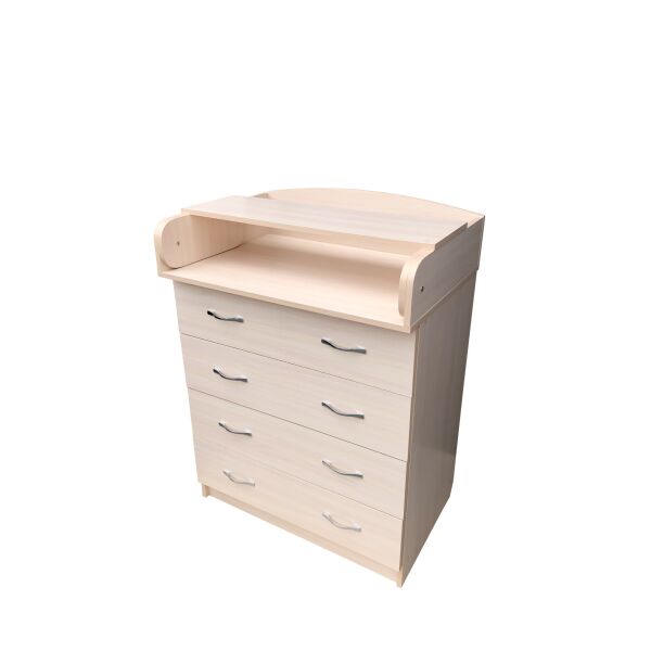 

Пеленальный комод Baby Comfort BC Classic на 4 ящика дуб молочный