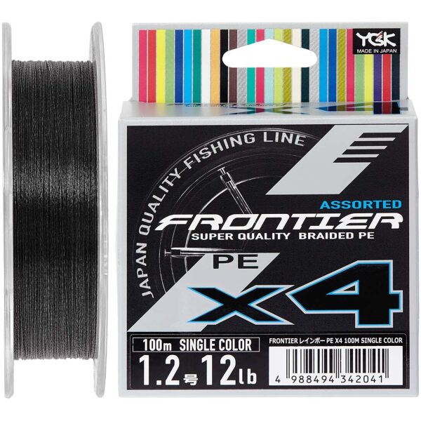 

Шнур YGK Frontier X4 Assorted Single Color 100м 0.185мм 5,4кг/12lb (5545-03-20)