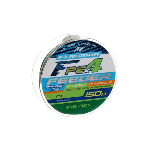 

Шнур Flagмan PE Hybrid F4 FEEDER 150м / 0.16мм / 8.5kg мossGreen