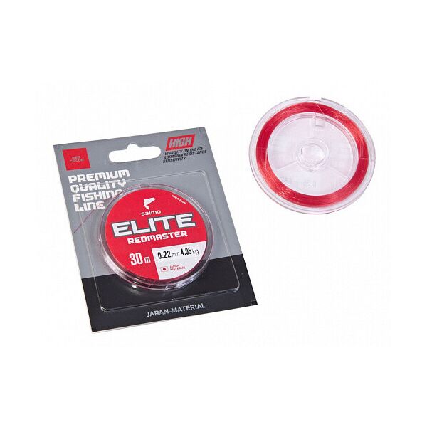 

Леска зимняя Salmo Elite REDMASTER 30м 0.20мм 3,55кг/8lb (4512-020)