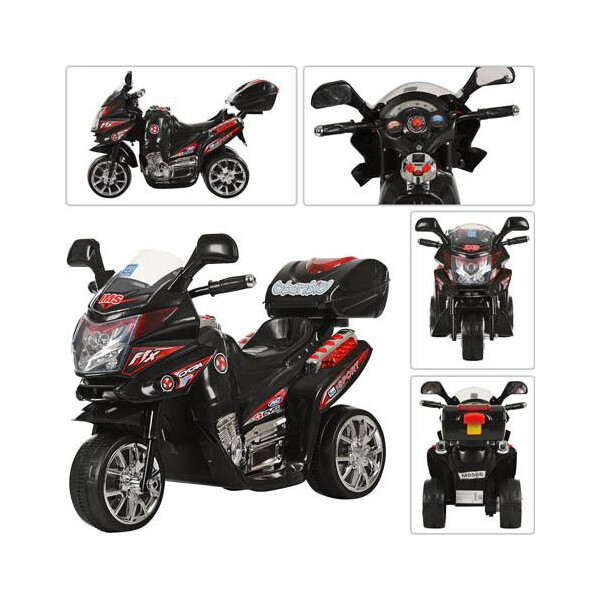 

Детский электромотоцикл Bambi M 0565 Black (M 0565)