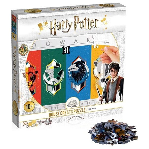 

Настольная игра Winning Moves Пазл Гарри Поттер Harry Potter House Crests 500 Piece Jigsaw Puzzle (WM00369-ML1-6)