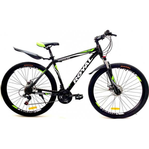 

Велосипед ROYAL DRIVE 27,5" черно-салатовый рама 18"
