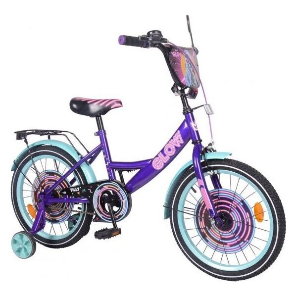 

Велосипед Tilly Glow 18 T-218213/1 Purple/Azure
