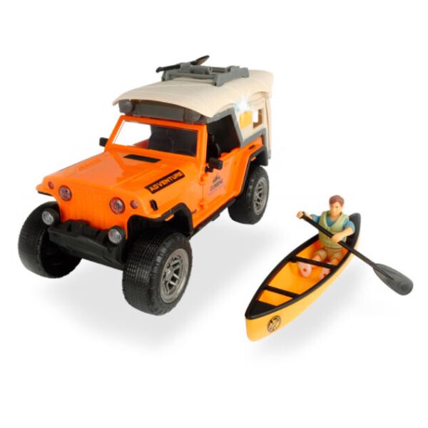 

Игровой набор Плейлайф. Кемпинг с внедорожником, фигуркой, каноэ Dickie Toys BR86894