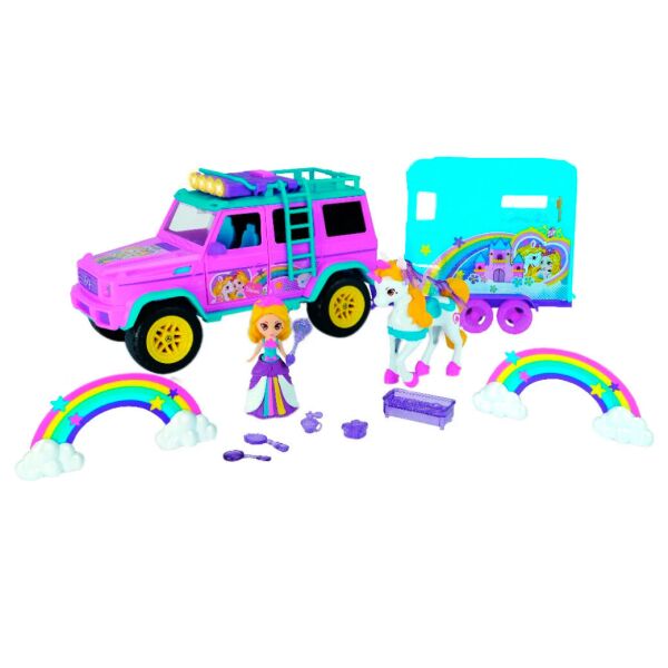 

Игровой набор Девичий стиль. Единорог с фигурками 40 см Dickie Toys BR86880