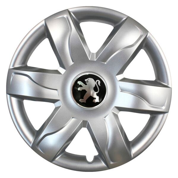 

Автомобильные колпаки SKS 318 R15 4 шт Серебристые (с логотипом Peugeot)