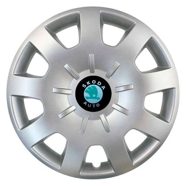 

Автомобильные колпаки SKS 314 R15 4 шт Серебристые (с логотипом Skoda)