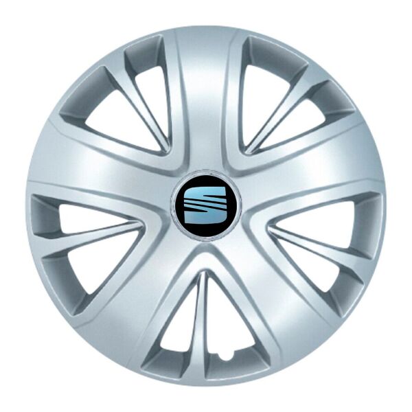 

Автомобильные колпаки SKS 341 R15 4 шт Серебристые (с логотипом Seat)