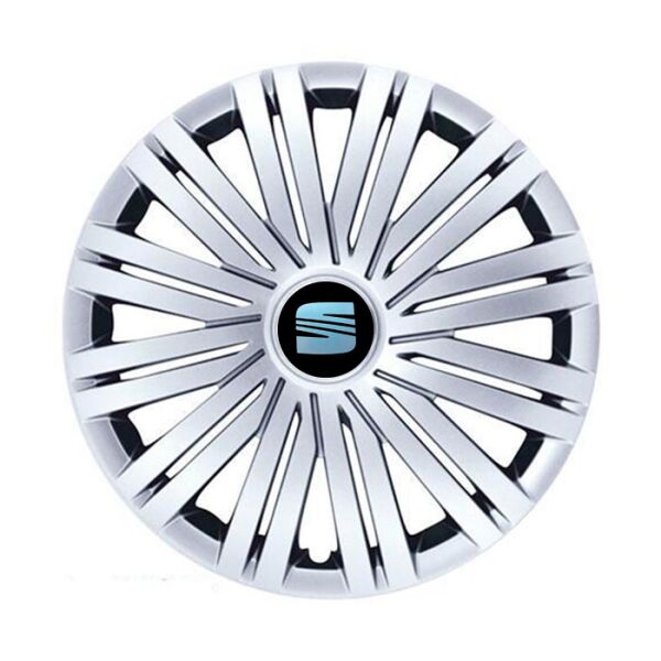 

Автомобильные колпаки SKS 339 R15 4 шт Серебристые (с логотипом Seat)