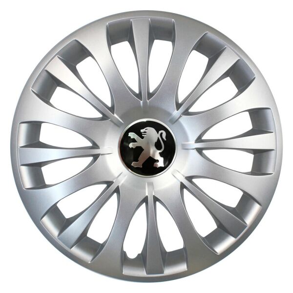 

Автомобильные колпаки SKS 329 R15 4 шт Серебристые (с логотипом Peugeot)