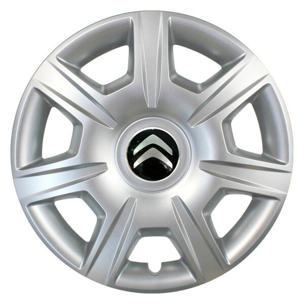 

Автомобильные колпаки SKS 327 R15 4 шт Серебристые (с логотипом Citroen)