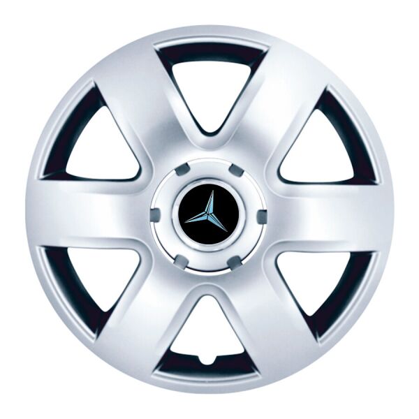 

Автомобильные колпаки SKS 337 R15 4 шт Серебристые (с логотипом Mercedes)