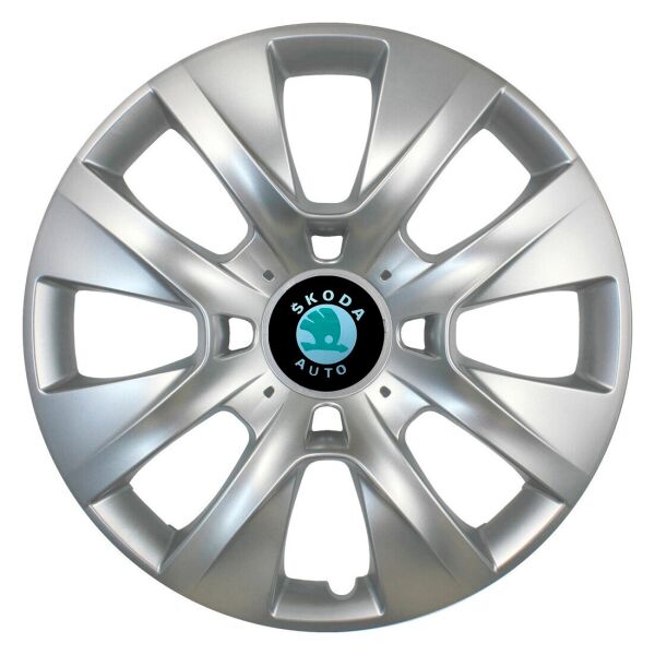 

Автомобильные колпаки SKS 334 R15 4 шт Серебристые (с логотипом Skoda)