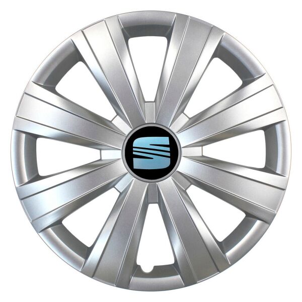 

Автомобильные колпаки SKS 328 R15 4 шт Серебристые (с логотипом Seat)
