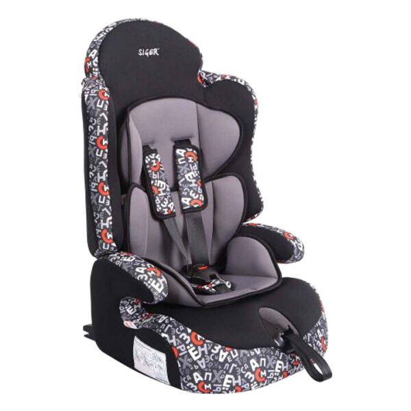 

Детское автокресло Siger Art Прайм Isofix группа 1/2/3, 9-36 кг Алфавит (KRES0282)