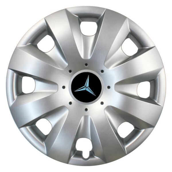 

Автомобильные колпаки SKS 321 R15 4 шт Серебристые (с логотипом Mercedes)