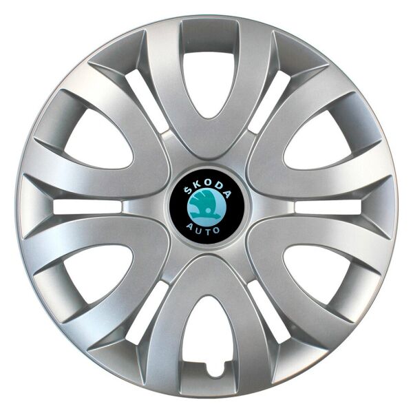 

Автомобильные колпаки SKS 330 R15 4 шт Серебристые (с логотипом Skoda)