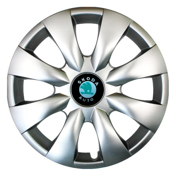 

Автомобильные колпаки SKS 316 R15 4 шт Серебристые (с логотипом Skoda)