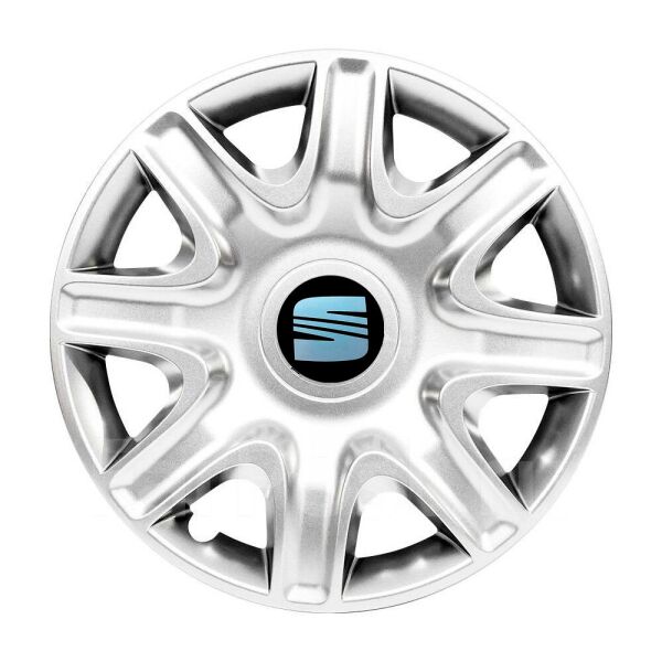

Автомобильные колпаки SKS 332 R15 4 шт Серебристые (с логотипом Seat)