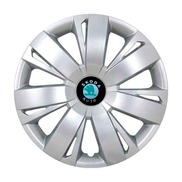 

Автомобильные колпаки SKS 411 R16 4 шт Серебристые (с логотипом Skoda)